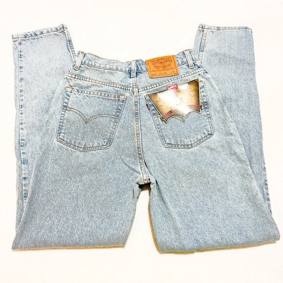 Levi's 512 Vintage Deadstock Slim Fit Tapered Leg Light Denim Jeans Size 11 NWT - Picture 5 of 8